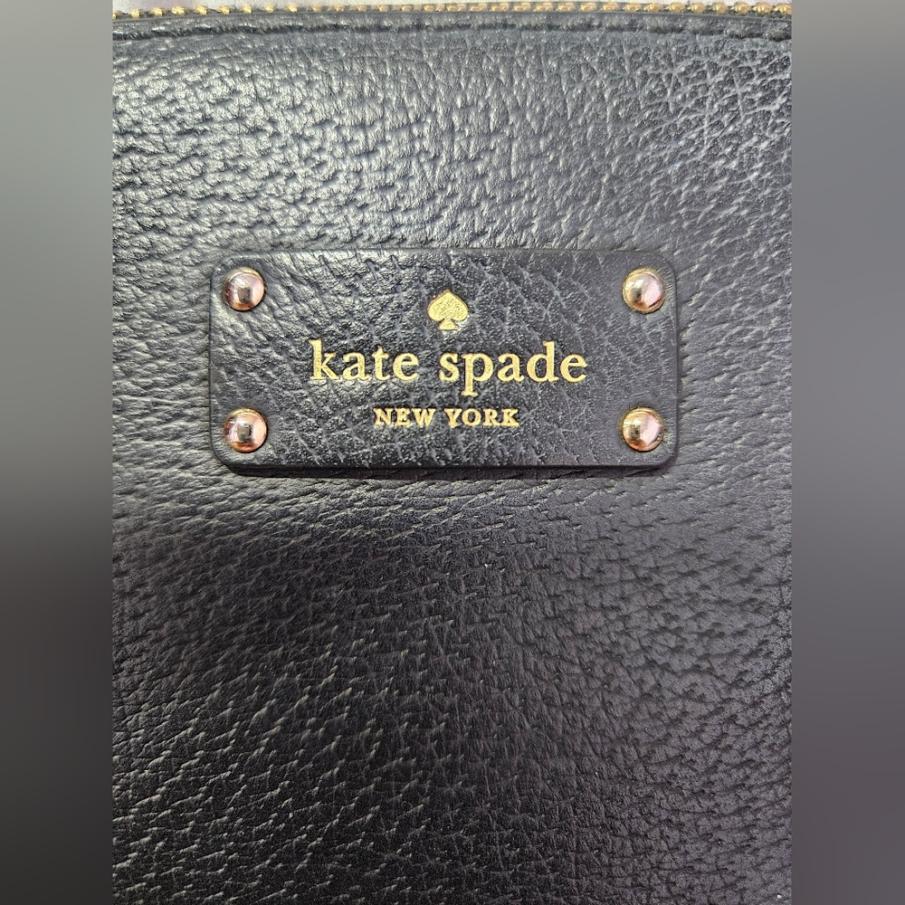 Kate Spade 3 PC SET - Black Dome Satchel, Wallet, & Card Holder - EUC - Picture 9 of 15